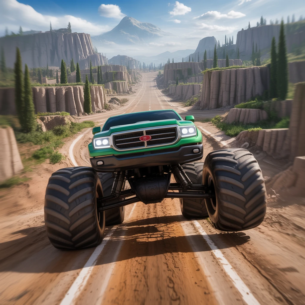 Cover image of Ultimate Monster Truck Adventure: Free Online Racing Game