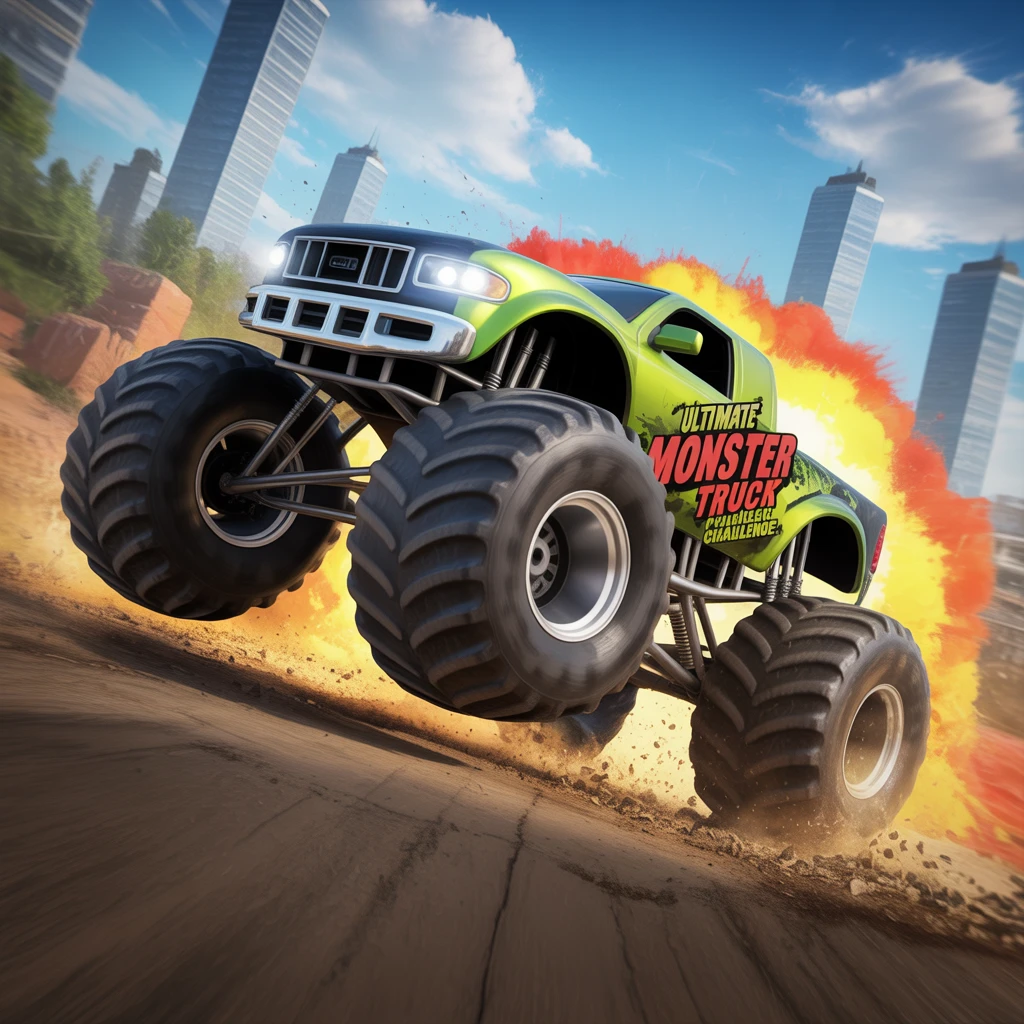 Cover image of Ultimate Monster Truck Demolition Challenge - Free Online Game 2020