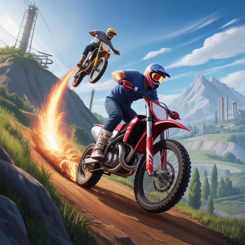 Cover image of Ultimate Moto Bike Hill Stunt Challenge - Play Free Online!