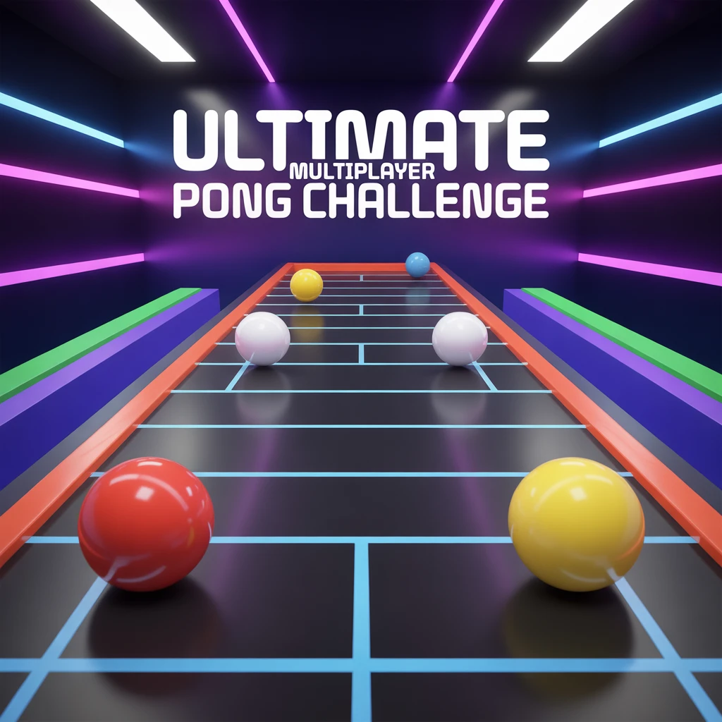 Cover image of Ultimate Multiplayer Pong Challenge: Play Free Online Now!