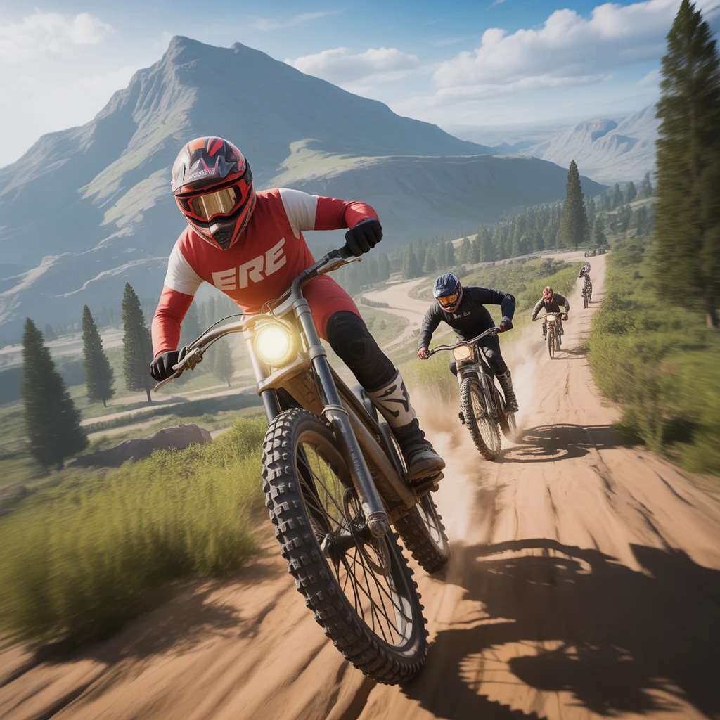 Cover image of Ultimate Offroad 3D Bike Racing Adventure - Free Browser Game