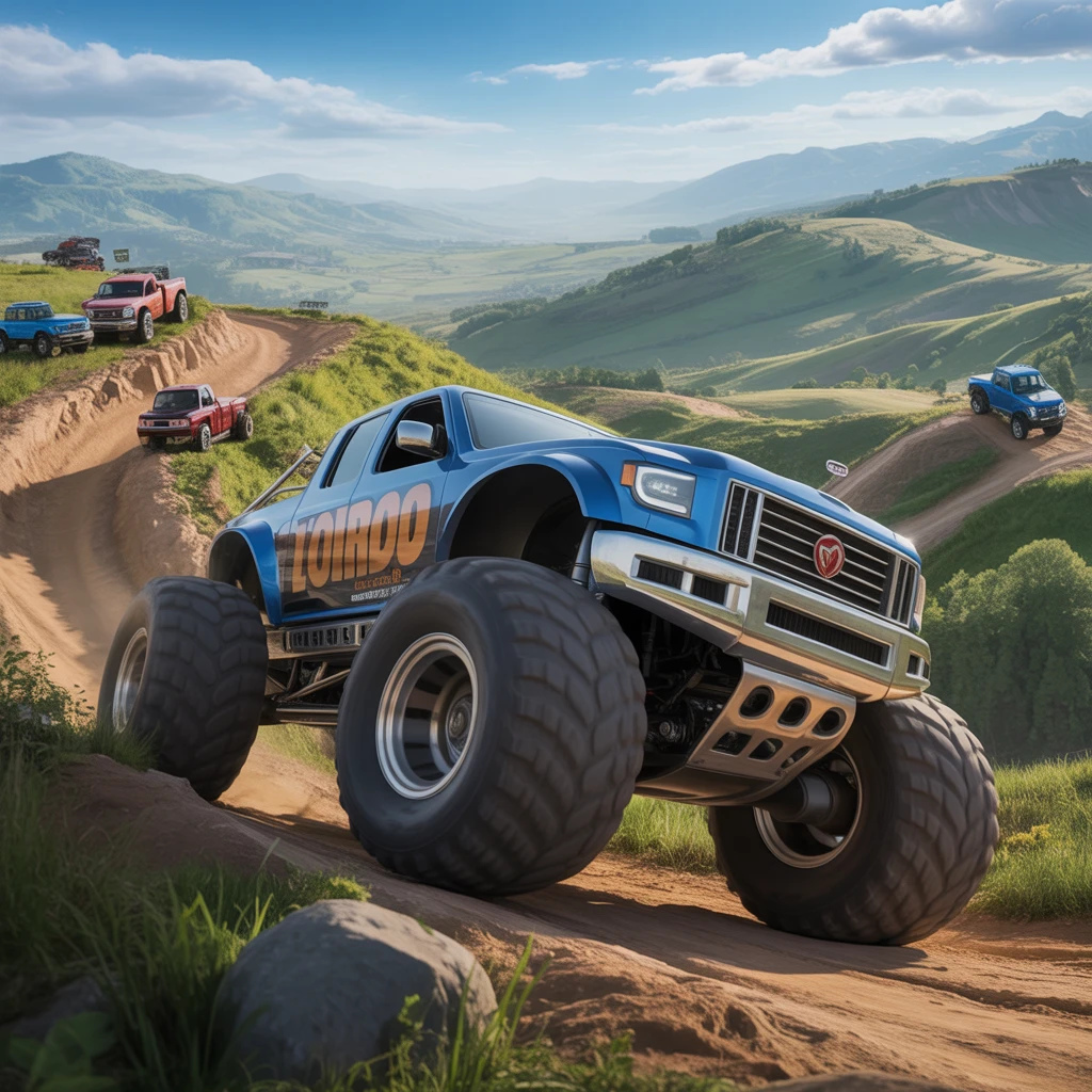 Cover image of Ultimate Offroad Monster Truck Adventure on Hill Trails