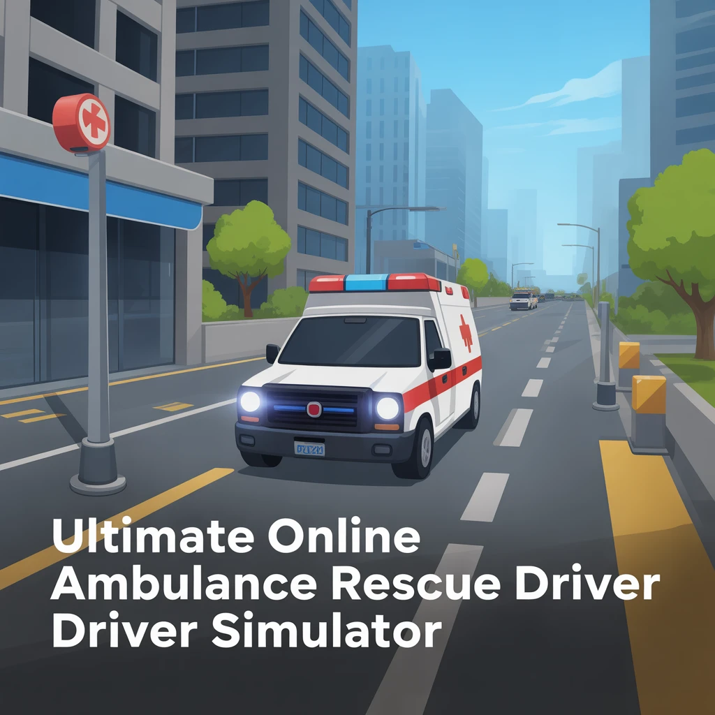 Cover image of Ultimate Online Ambulance Rescue Driver Simulator
