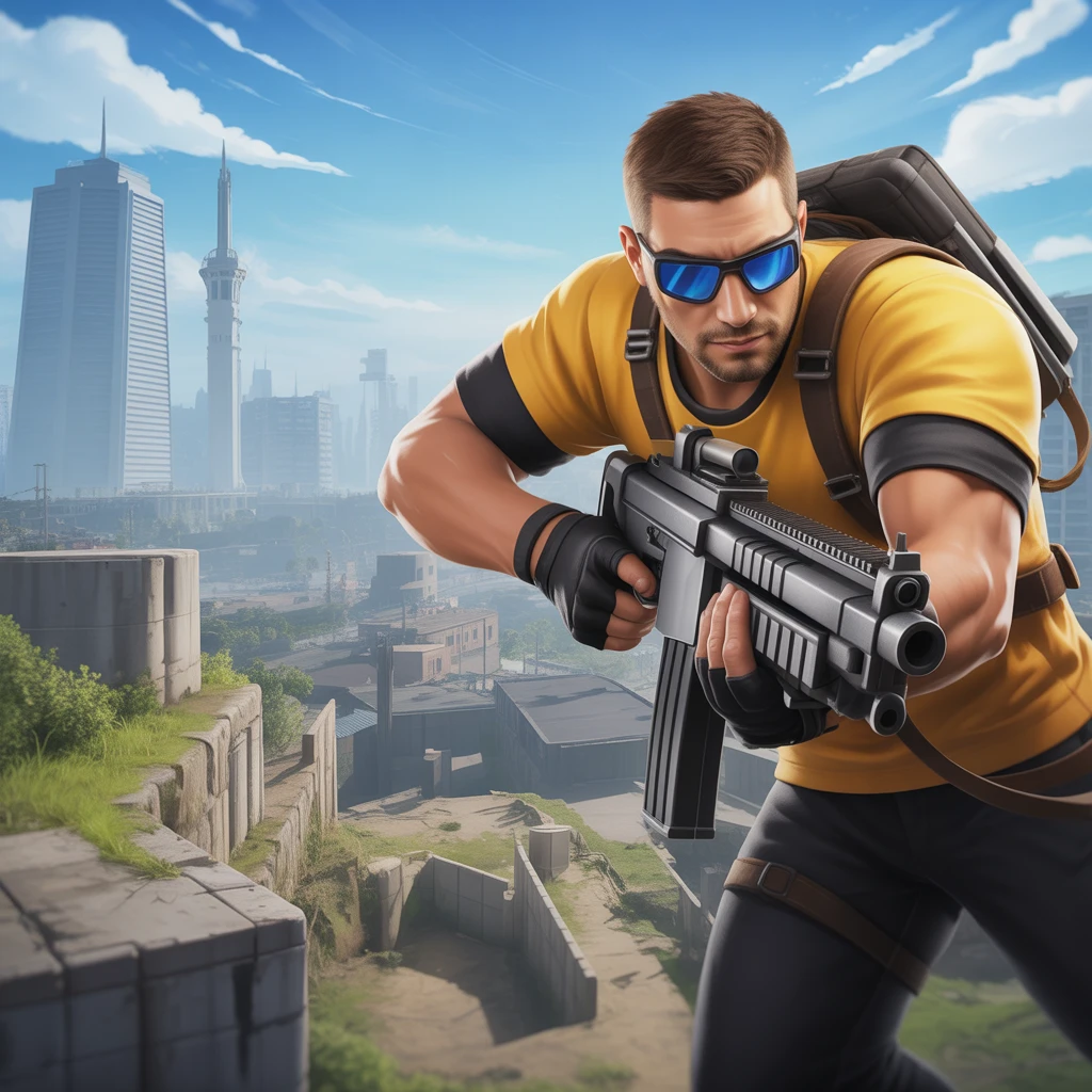 Cover image of Ultimate Online Shooter: Crowd Battle Gun Rush Adventure