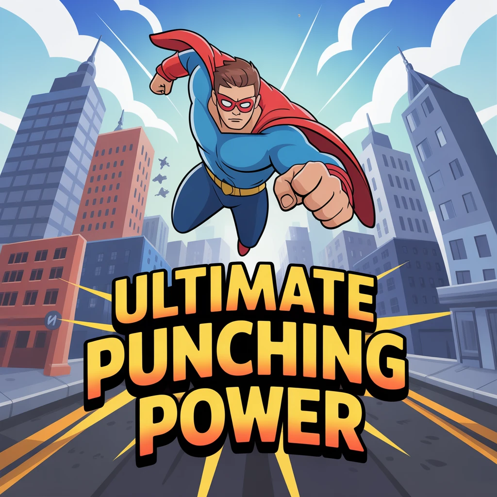 Cover image of Ultimate Punching Power: Become the Superhero in this Free Online Game
