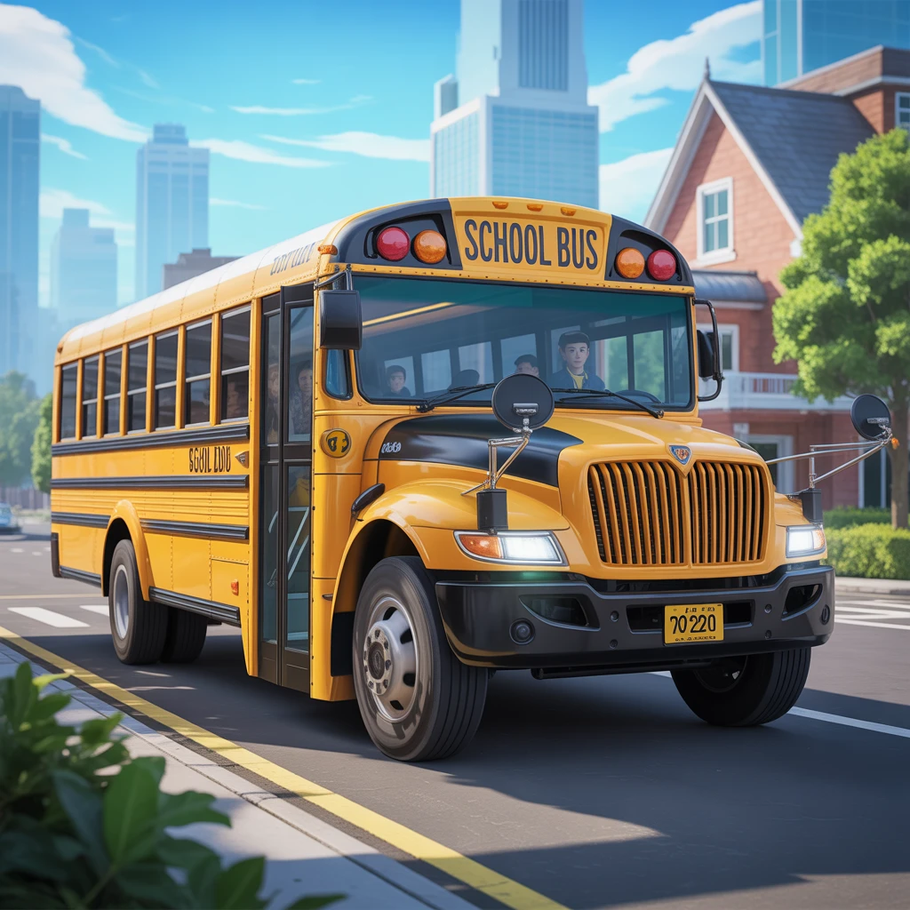Cover image of Ultimate School Bus Driving Adventure: Free 2020 Browser Game