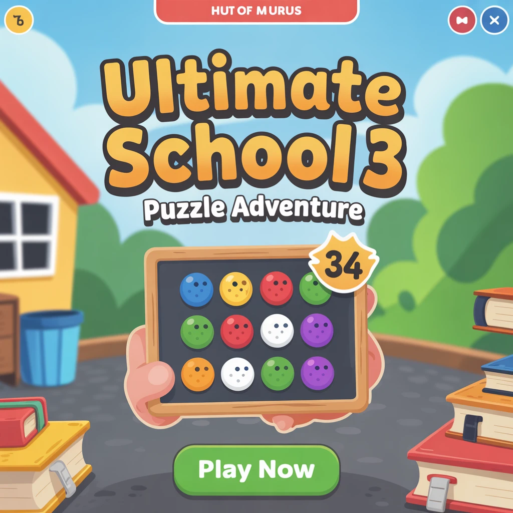 Cover image of Ultimate School Match 3 Puzzle Adventure - Play Online for Free!