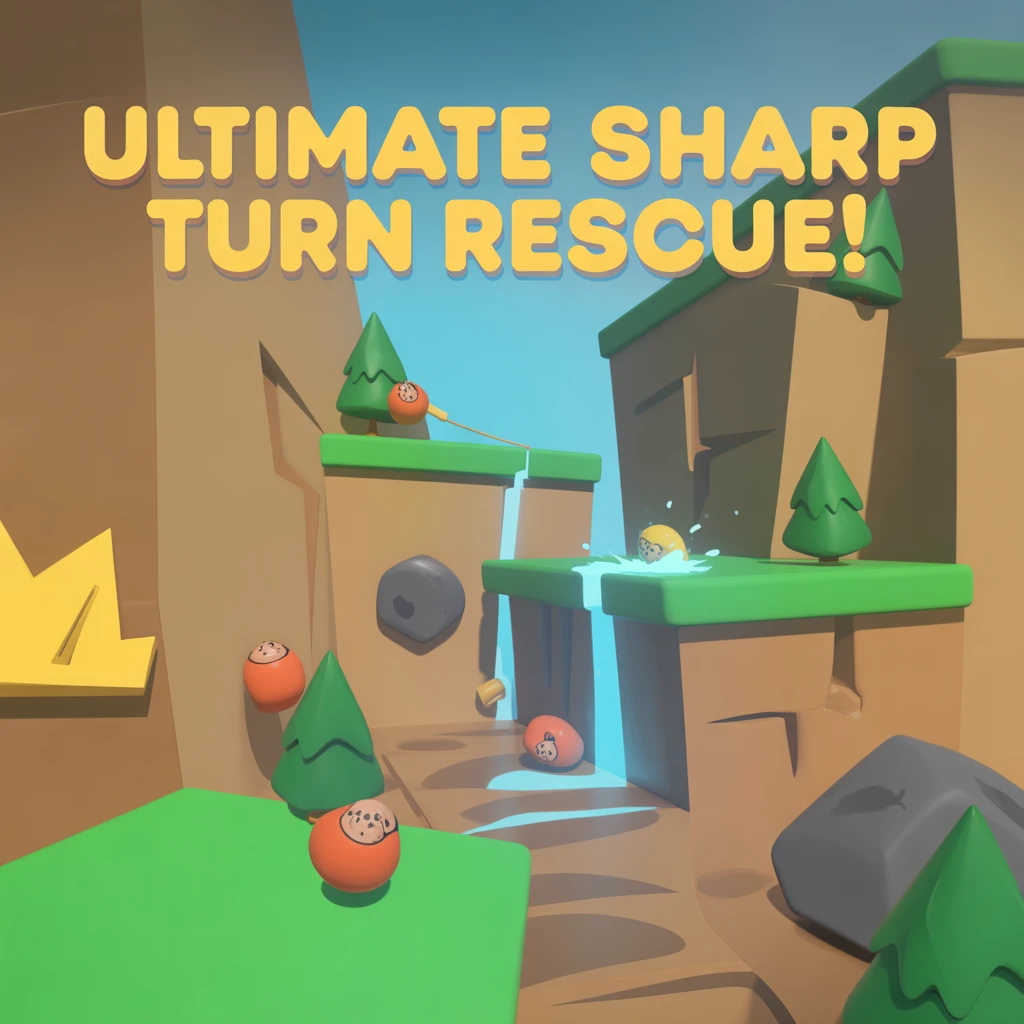 Cover image of Ultimate Sharp Turn Rescue: Free Online Adventure Game