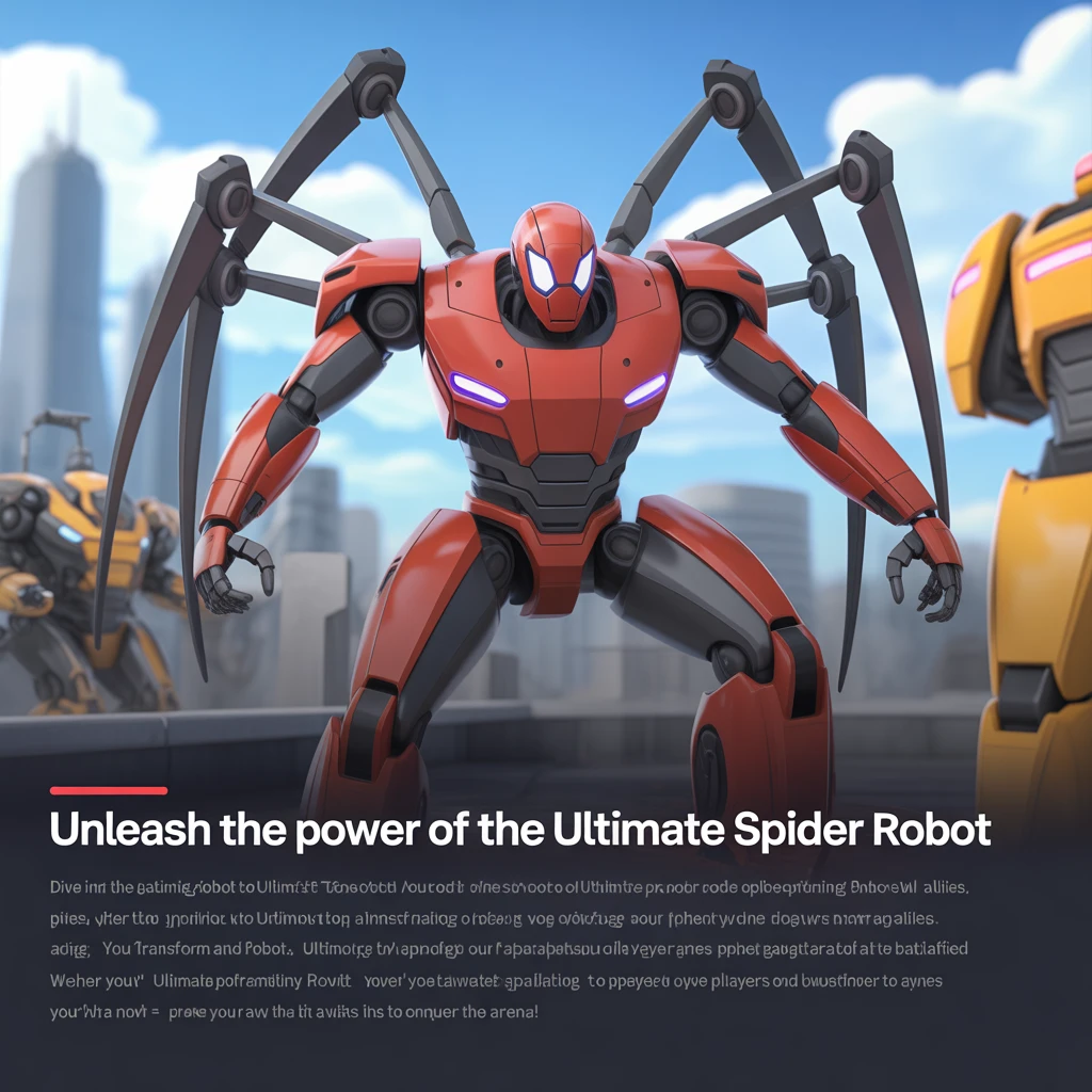 Cover image of Ultimate Spider Robot: Transform and Conquer in This Free Online Game