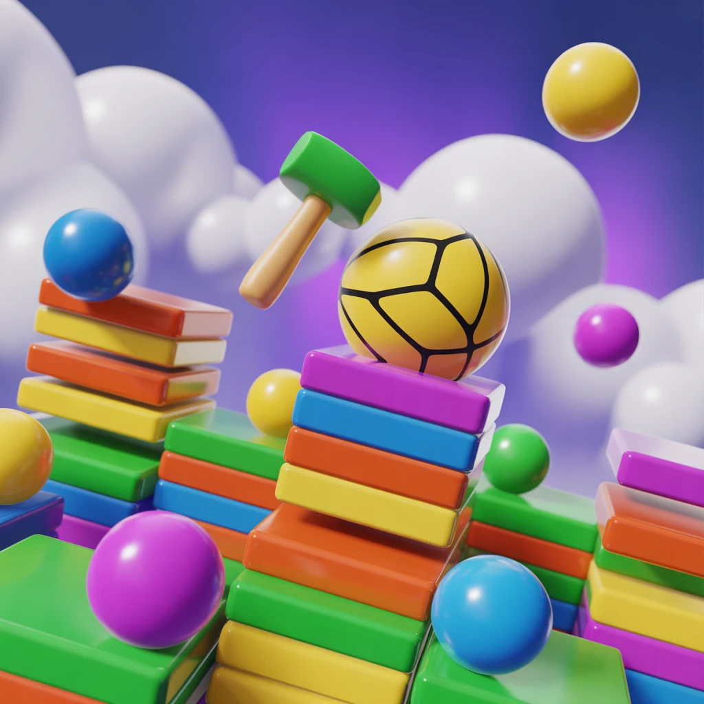 Cover image of Ultimate Stack Ball 3D: Smash Your Way to Victory in This Free Online Game!
