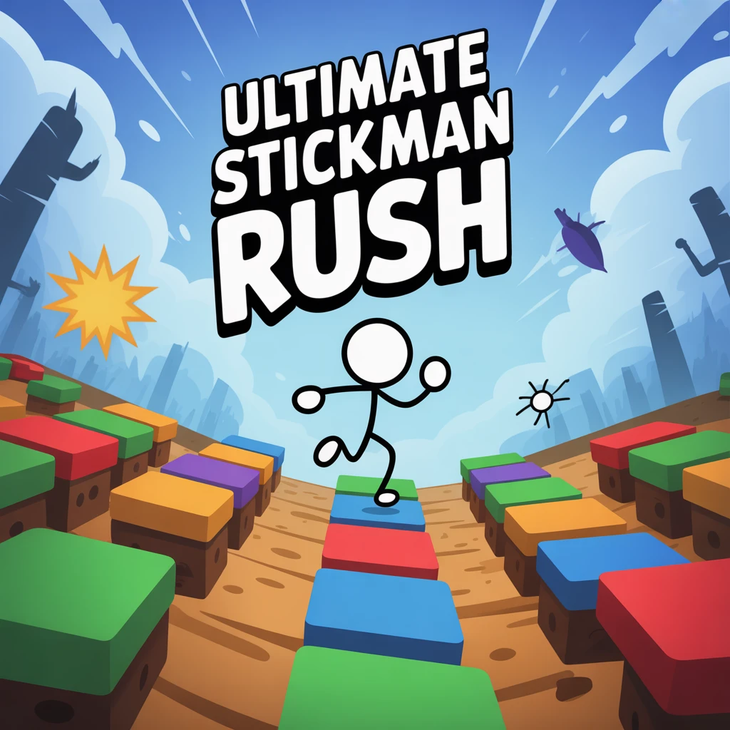 Cover image of Ultimate Stickman Rush: Fast-Paced Online Challenge
