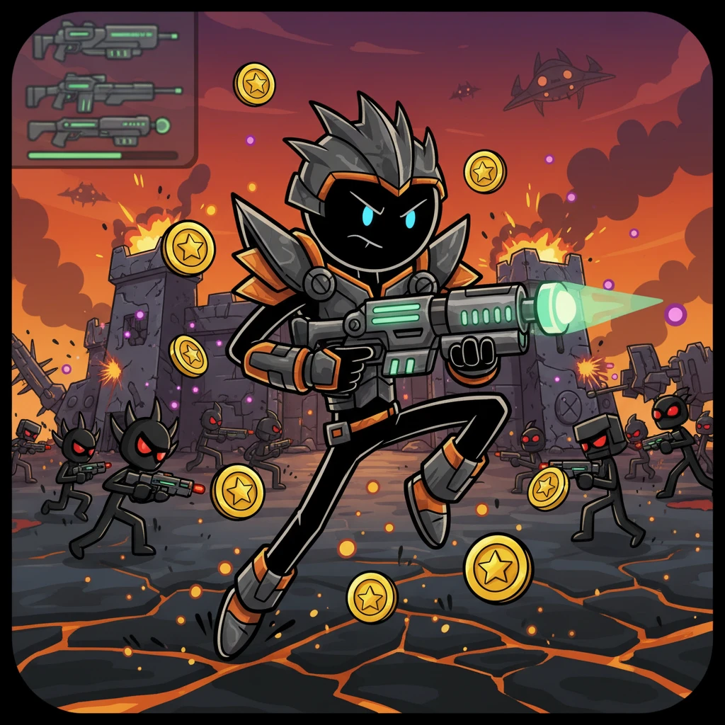 Cover image of Ultimate Stickman Shooter: Free Online Action Game