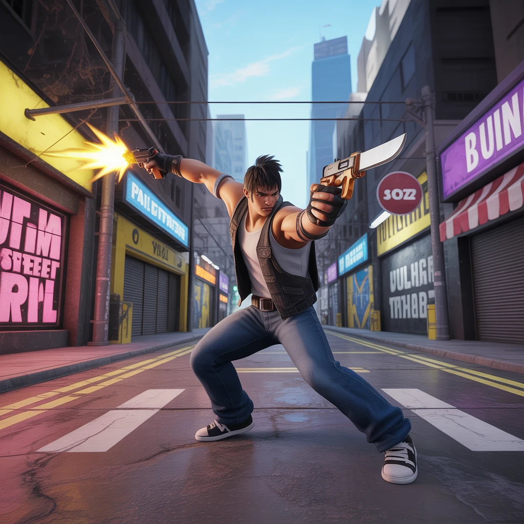 Cover image of Ultimate Street Brawl: Engage in Thrilling 3D Online Action