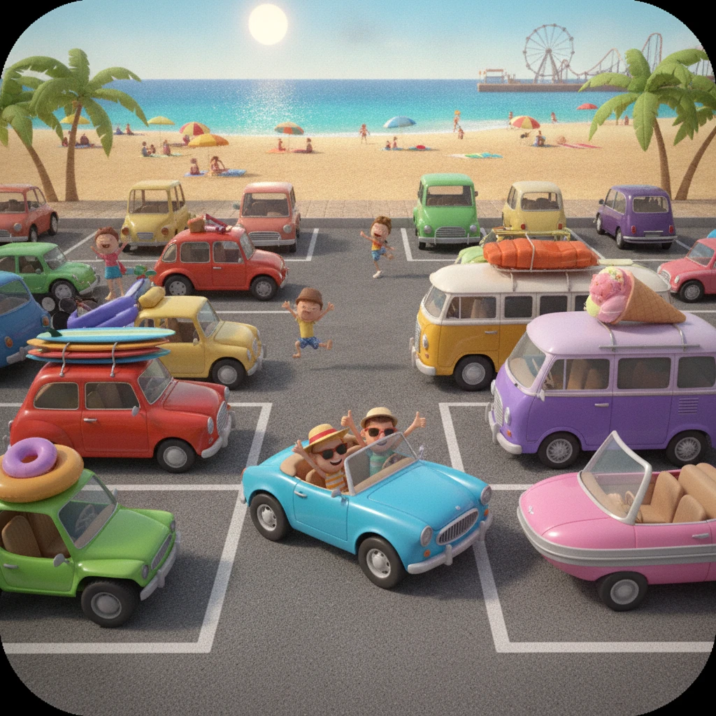 Cover image of Ultimate Summer Beach Parking Adventure - Free Online Game