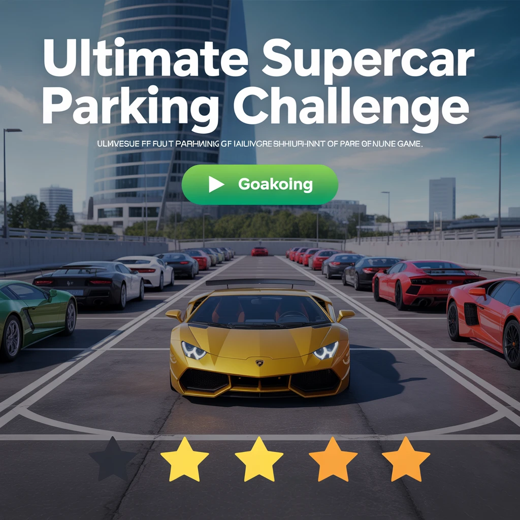 Cover image of Ultimate Supercar Parking Challenge - Free Online Game