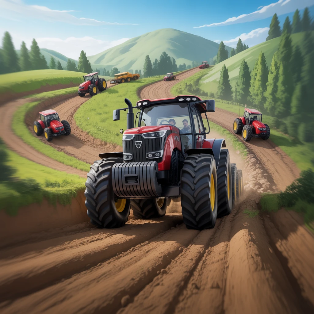 Cover image of Ultimate Tractor Challenge: Conquer the Terrain in This Free Online Game!