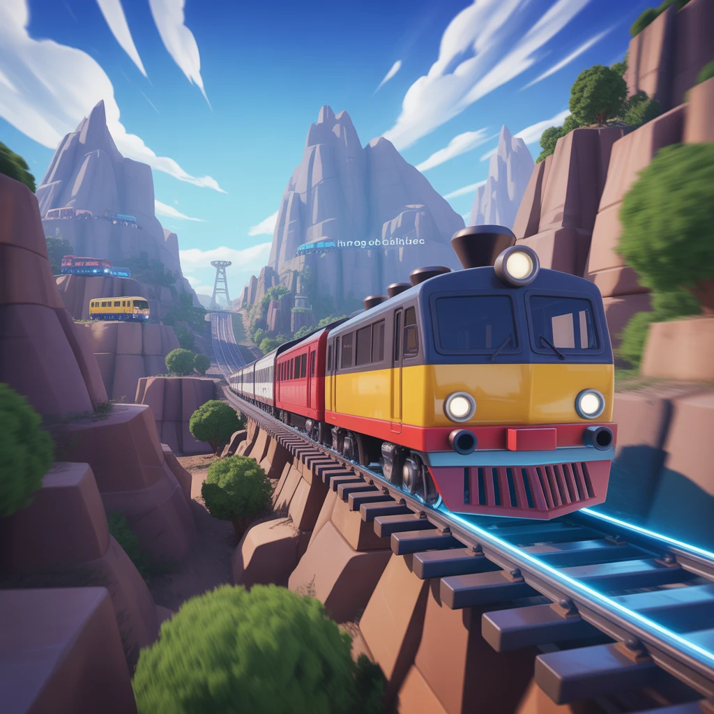 Cover image of Ultimate Train Challenge: Free Online Obby Adventure