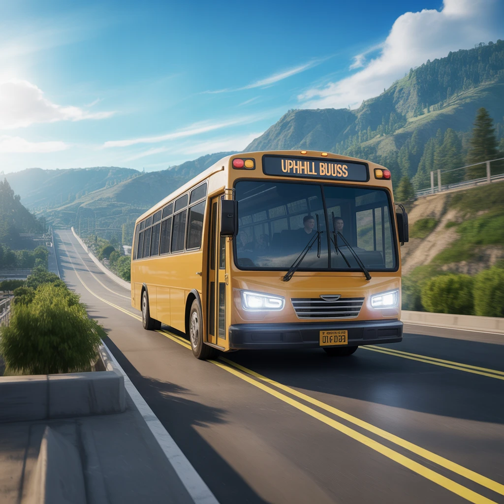 Cover image of Ultimate Uphill Bus Adventure: Free Online Driving Challenge