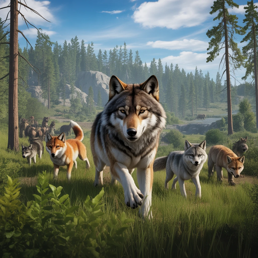 Cover image of Ultimate Wolf Simulator: 3D Forest Hunting Adventure Online