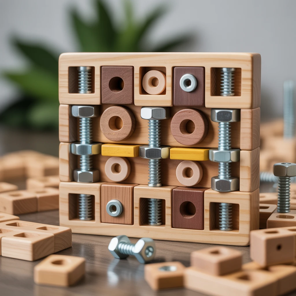 Cover image of Ultimate Wood Puzzle Challenge: Screw Nuts and Bolts Online Game