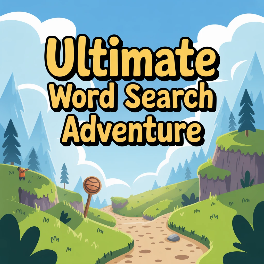 Cover image of Ultimate Word Search Adventure: Play Free Online Puzzle Game