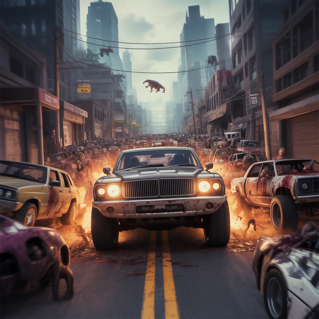 Cover image of Ultimate Zombie Driving Challenge: Free Online Browser Game