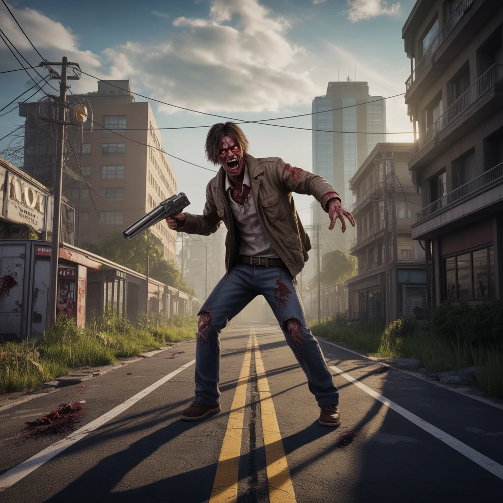 Cover image of Ultimate Zombie Street Showdown: Survive the Final Night!