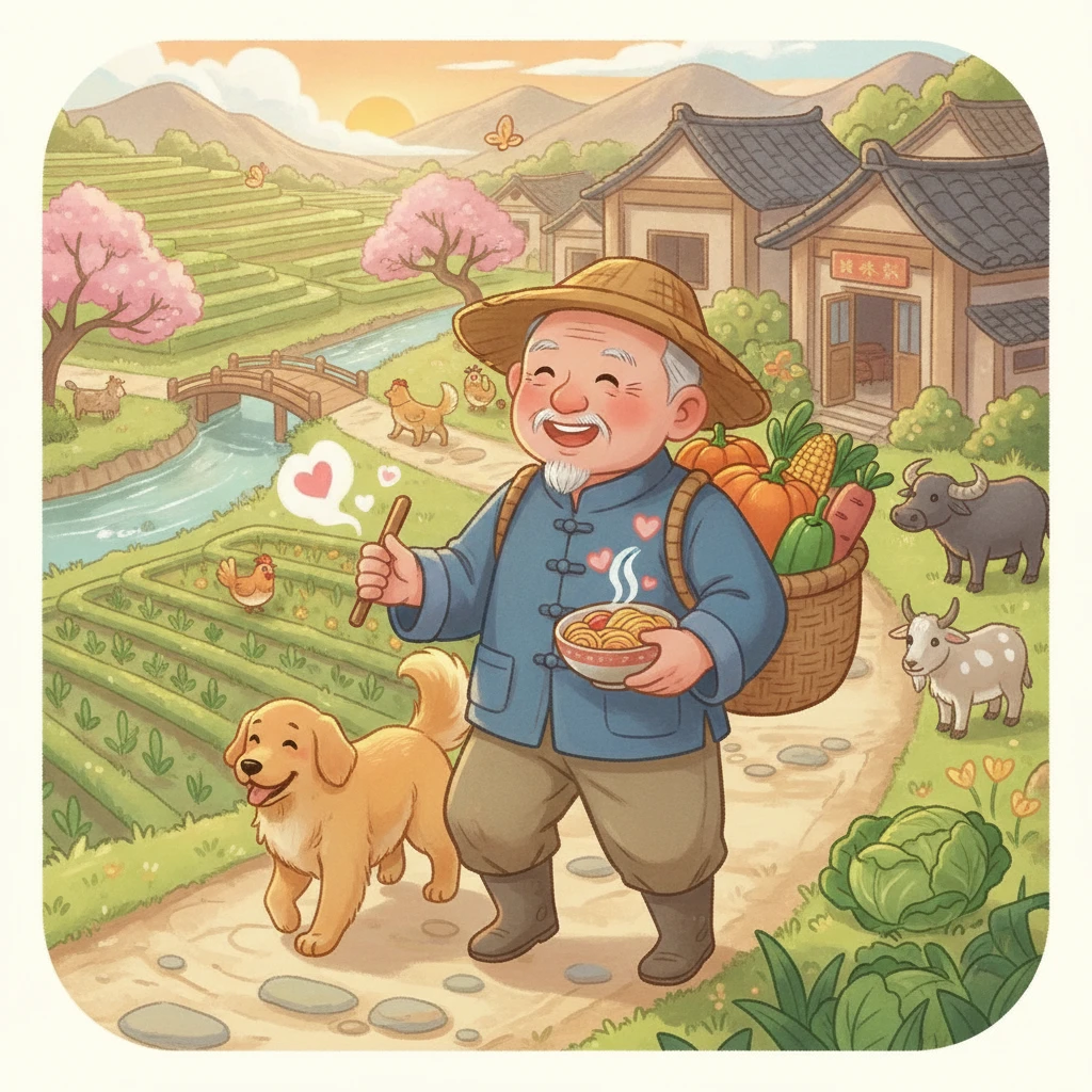 Cover image of Uncle Wang's Joyful Adventure: Play the Free Online Game Now!