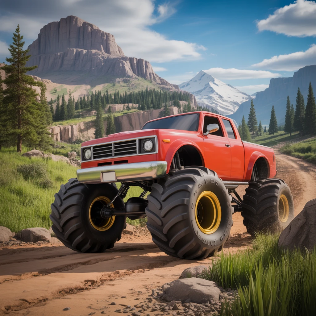 Cover image of Uncover Hidden Keys in the Monster Truck Adventure Game