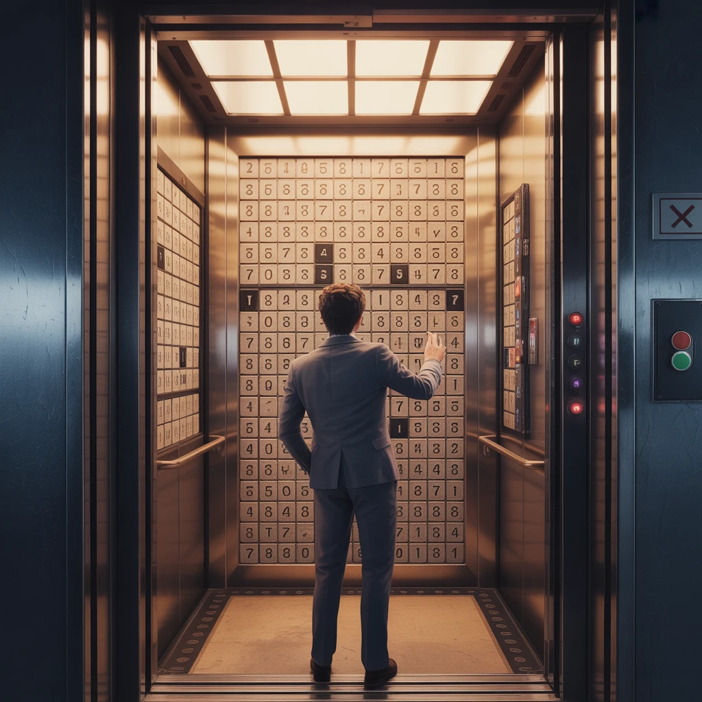 Cover image of Uncover Secrets in the Mysterious Elevator: A Free Online Adventure Game