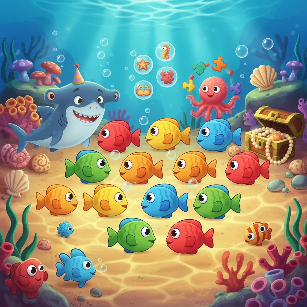 Cover image of Underwater Adventure: Free Fish Matching Game