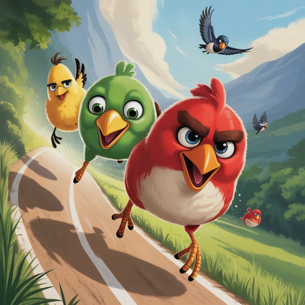 Cover image of Unique Bird Racing Jigsaw Puzzle Adventure