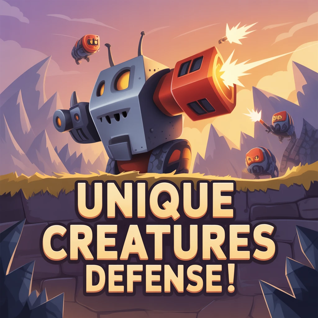 Cover image of Unique Creatures Defense: Engage in an Epic Online Battle!