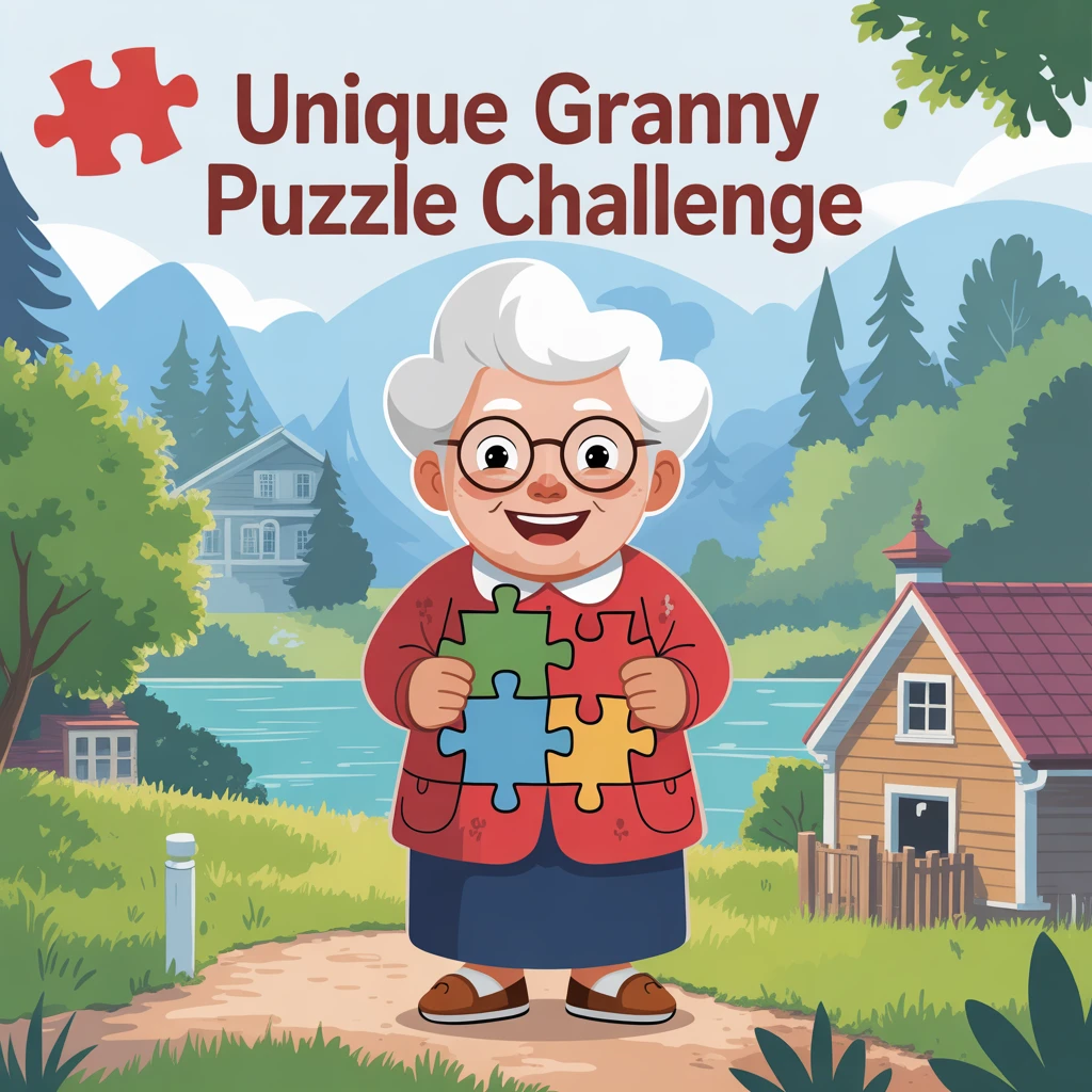 Cover image of Unique Granny Puzzle Challenge - Free Online Jigsaw Game