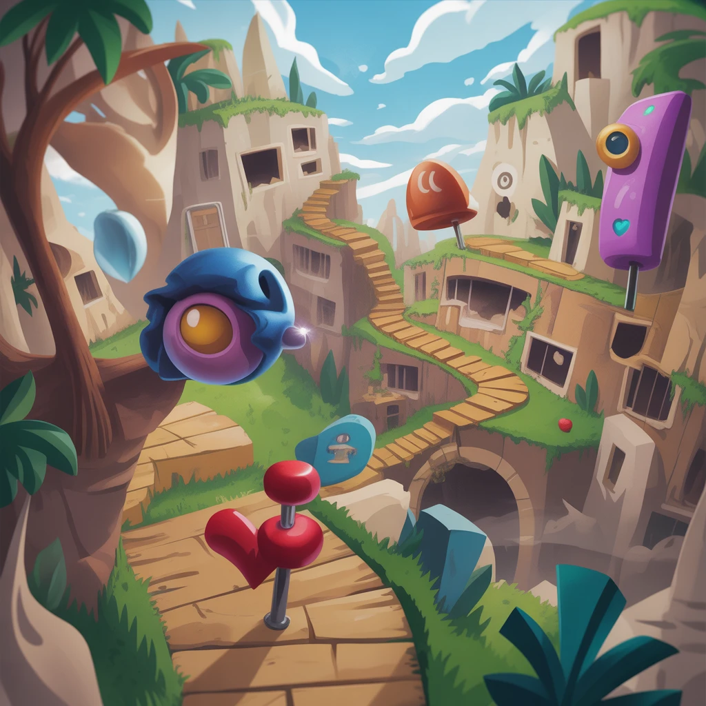 Cover image of Unique Pin Puzzle Adventure: Rescue the Pieces Online Game