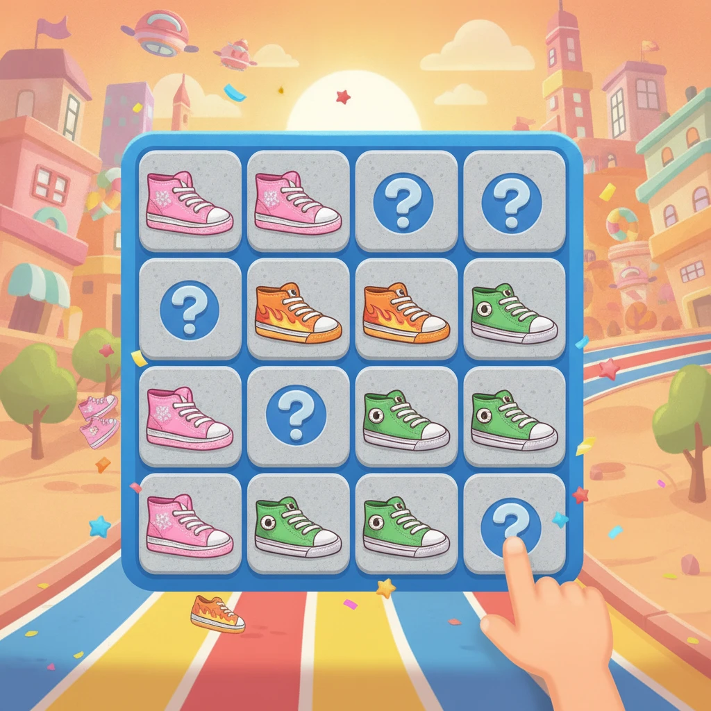 Cover image of Unique Sneaker Match: Play this Free Online Memory Challenge!