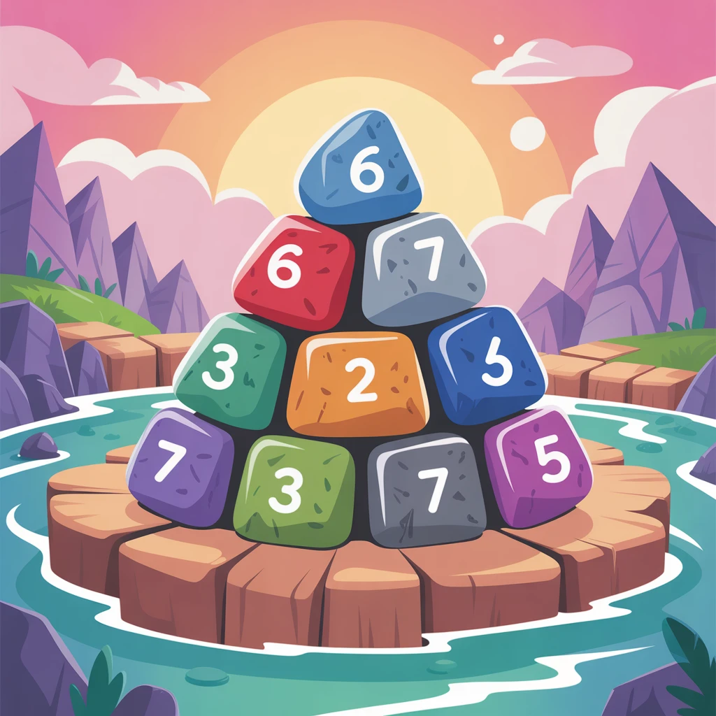 Cover image of Unique Stone Merge Adventure: Free Online Puzzle Game to Challenge Your Skills