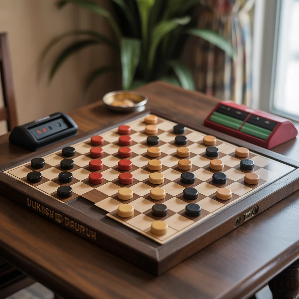 Cover image of Unique Turkish Draughts: Play the Traditional Board Game Online for Free