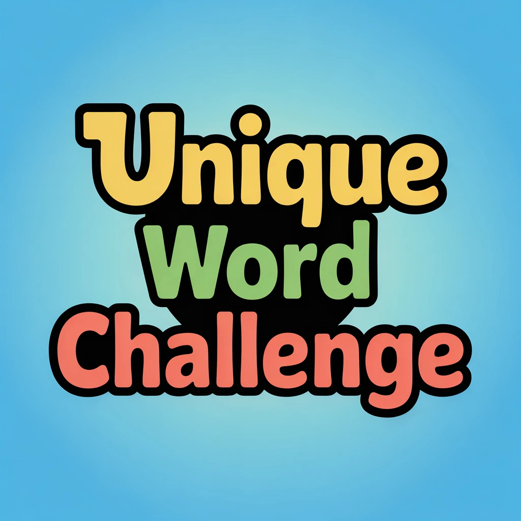 Cover image of Unique Word Challenge: Unleash Your Vocabulary Skills in This Free Online Game