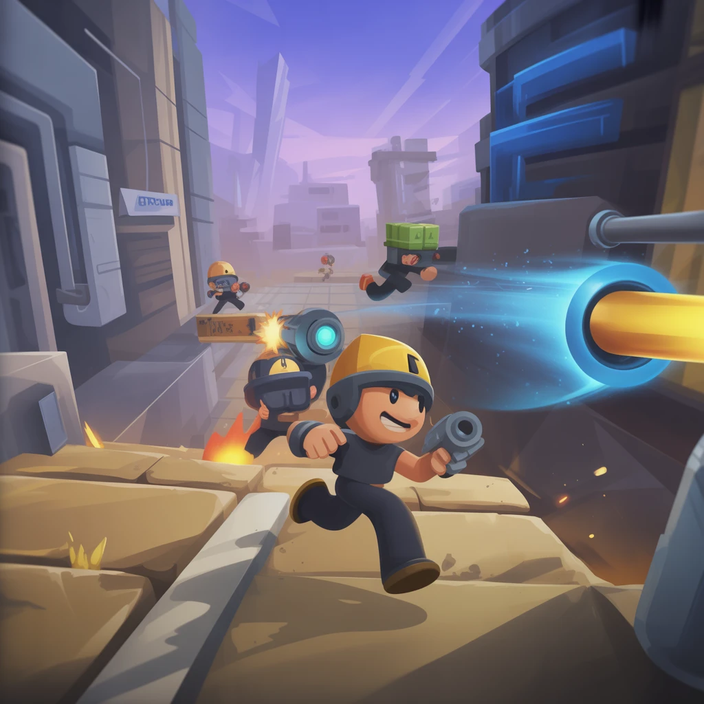 Cover image of Unite Your Forces in the Free Online Merge Bullet Strategy Game