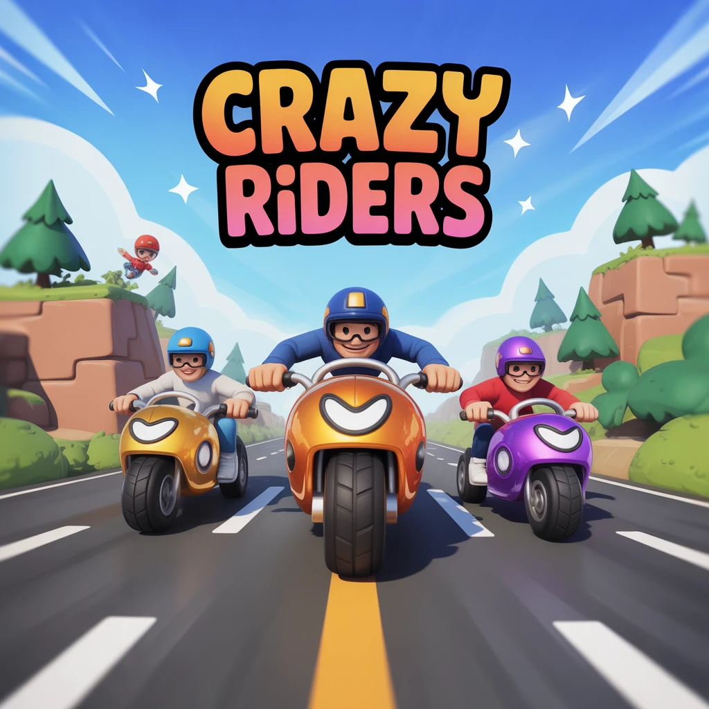 Cover image of Unleash the Fun with Crazy Riders: An Exciting Free Online Game!