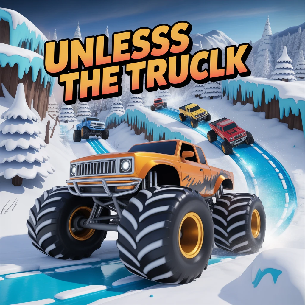 Cover image of Unleash the Thrill: Free Online Winter Monster Truck Racing Game