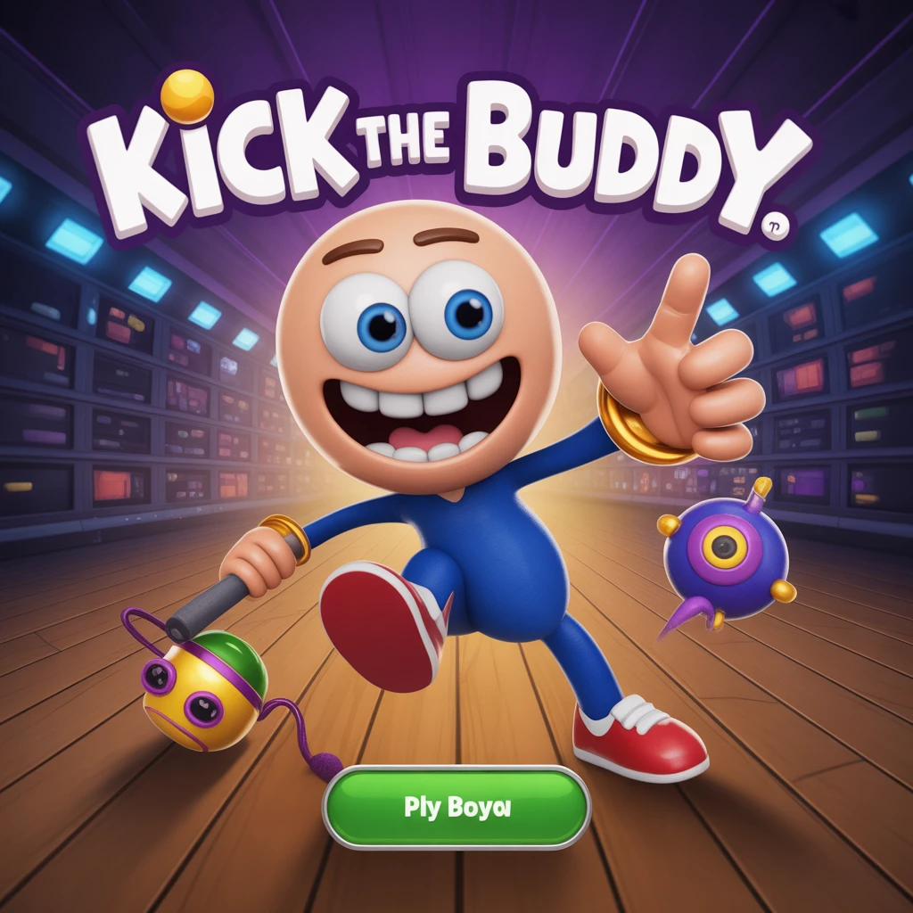 Cover image of Unleash Your Frustration: Play Kick The Buddy Online for Free!