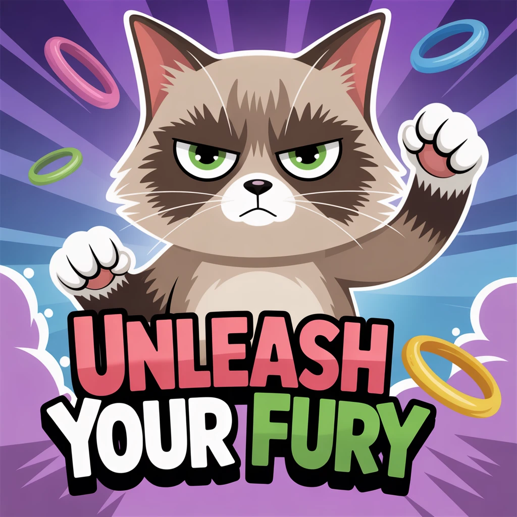 Cover image of Unleash Your Fury: Blast the Grumpy Cat in This Free Online Game!