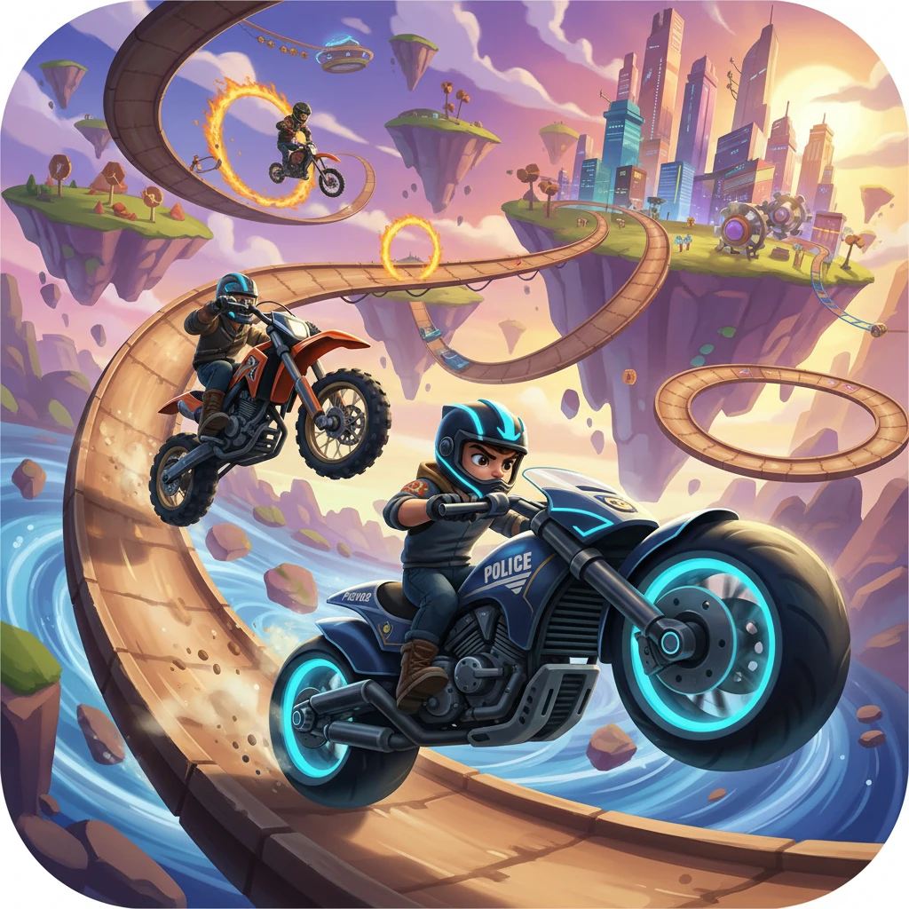 Cover image of Unleash Your Skills in the Ultimate Free Online Bike Racing Challenge
