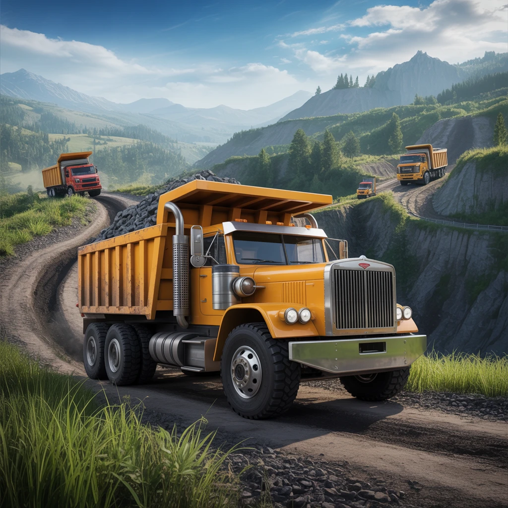 Cover image of Unleash Your Skills in this Free Mining Truck Driver Online Game!