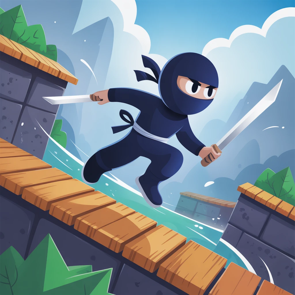 Cover image of Unleash Your Stealth Skills in this Exciting Ninja Action Online Game!