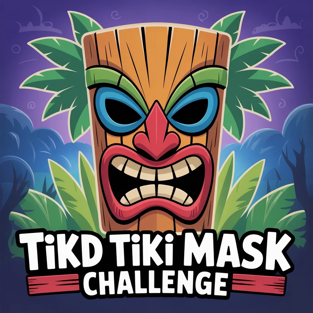 Cover image of Unleash Your Wits with the Free Scary Tiki Mask Memory Challenge!