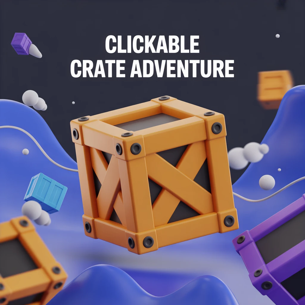 Cover image of Unlock the Fun in Clickable Crate Adventure - Free Online Game!