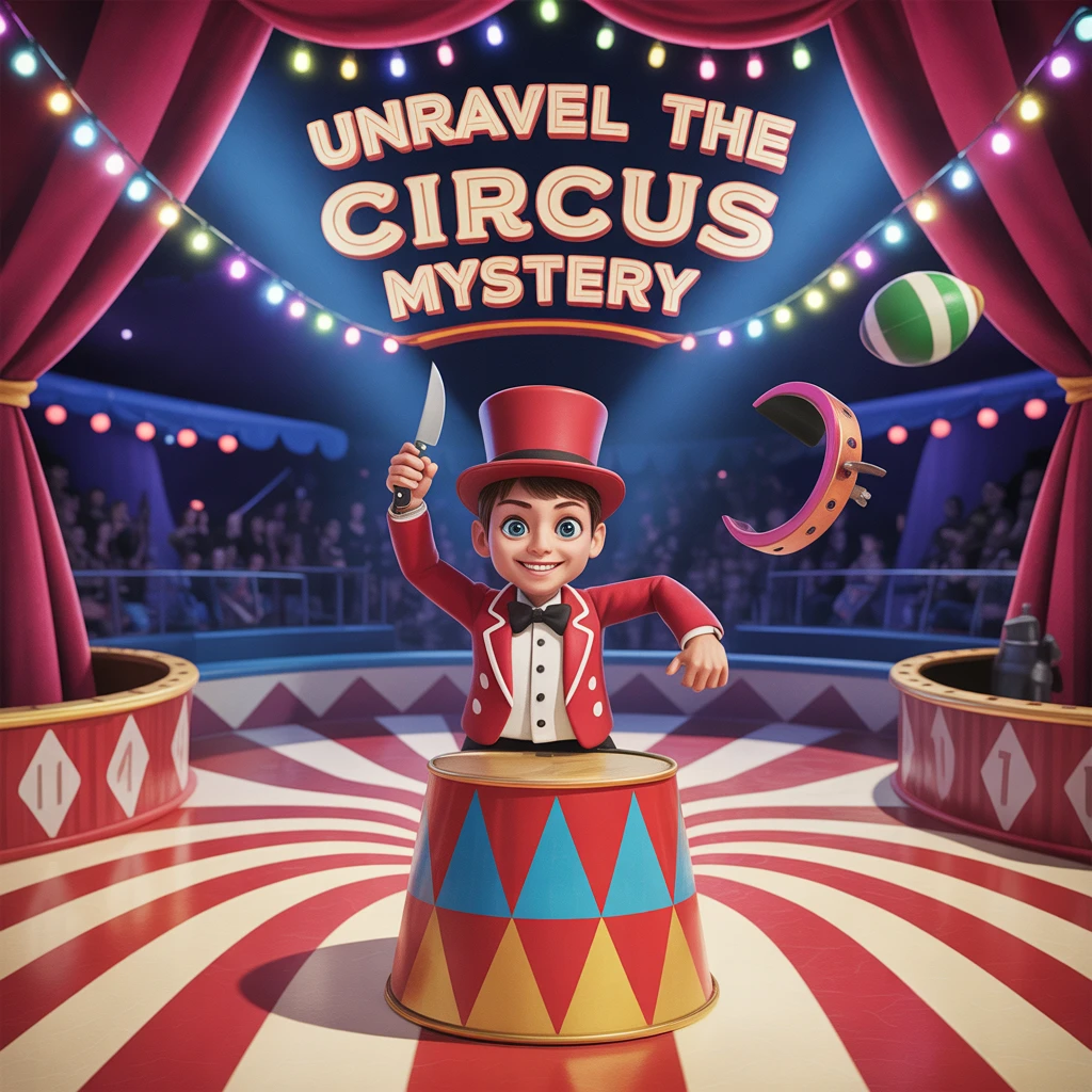Cover image of Unravel the Circus Mystery: A Free Online Adventure Game